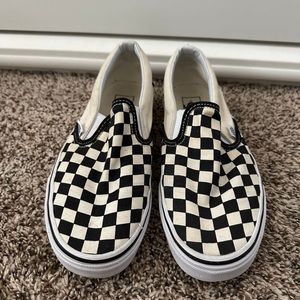 Black and White checkered VANS